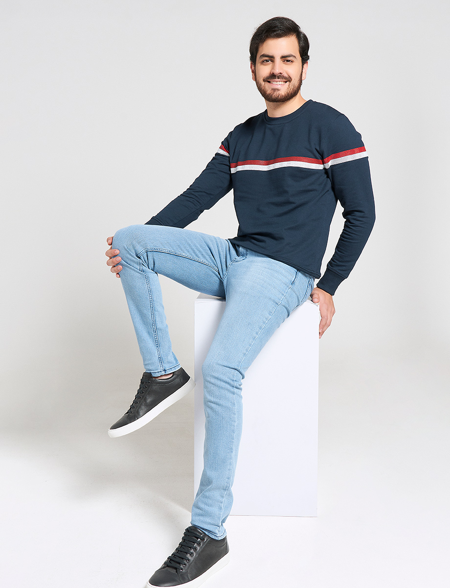Jean Regular llano Azul claro