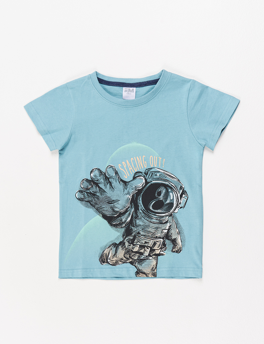 Camiseta manga corta niño astronauta out of space