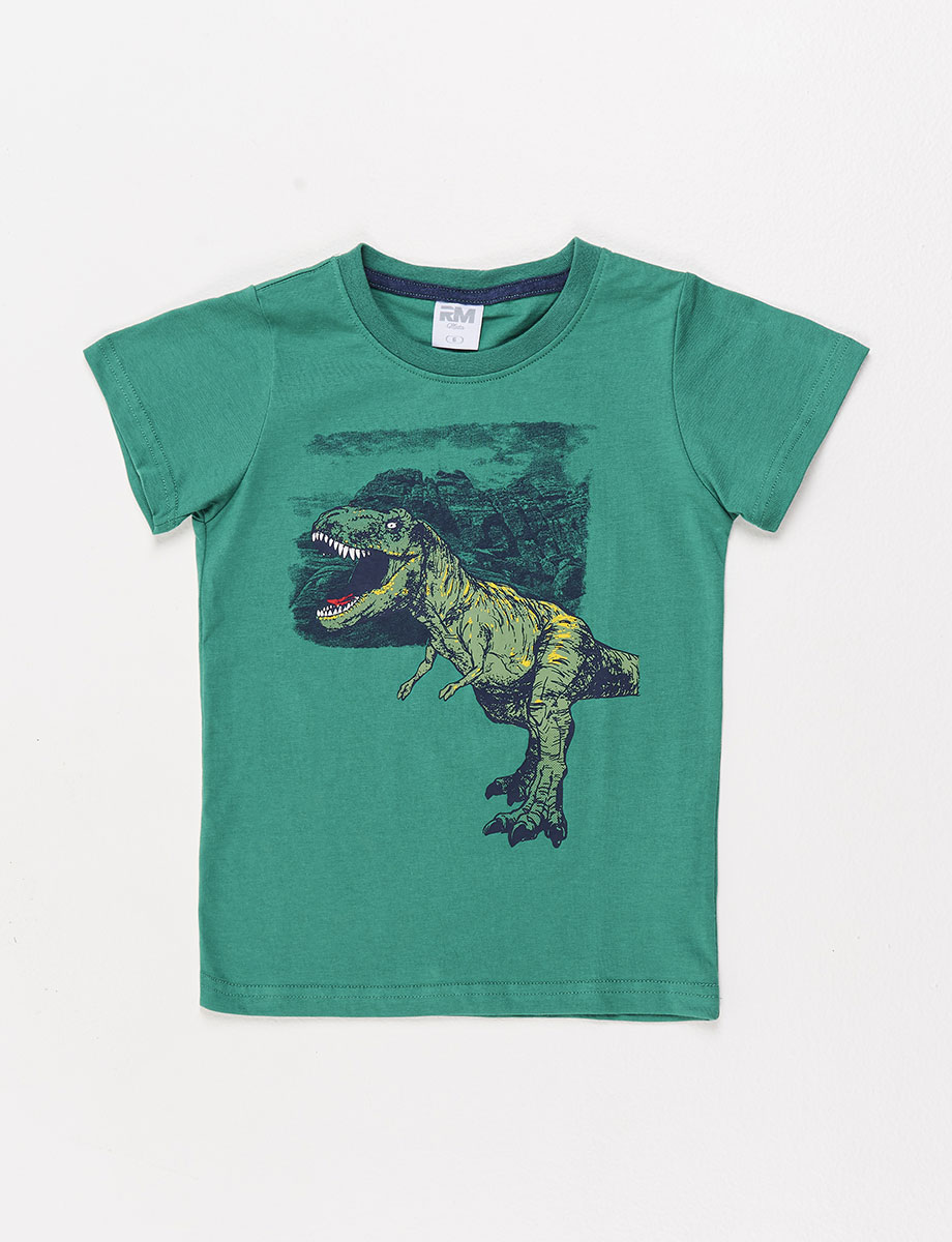 Camiseta pre T-Rex Verde