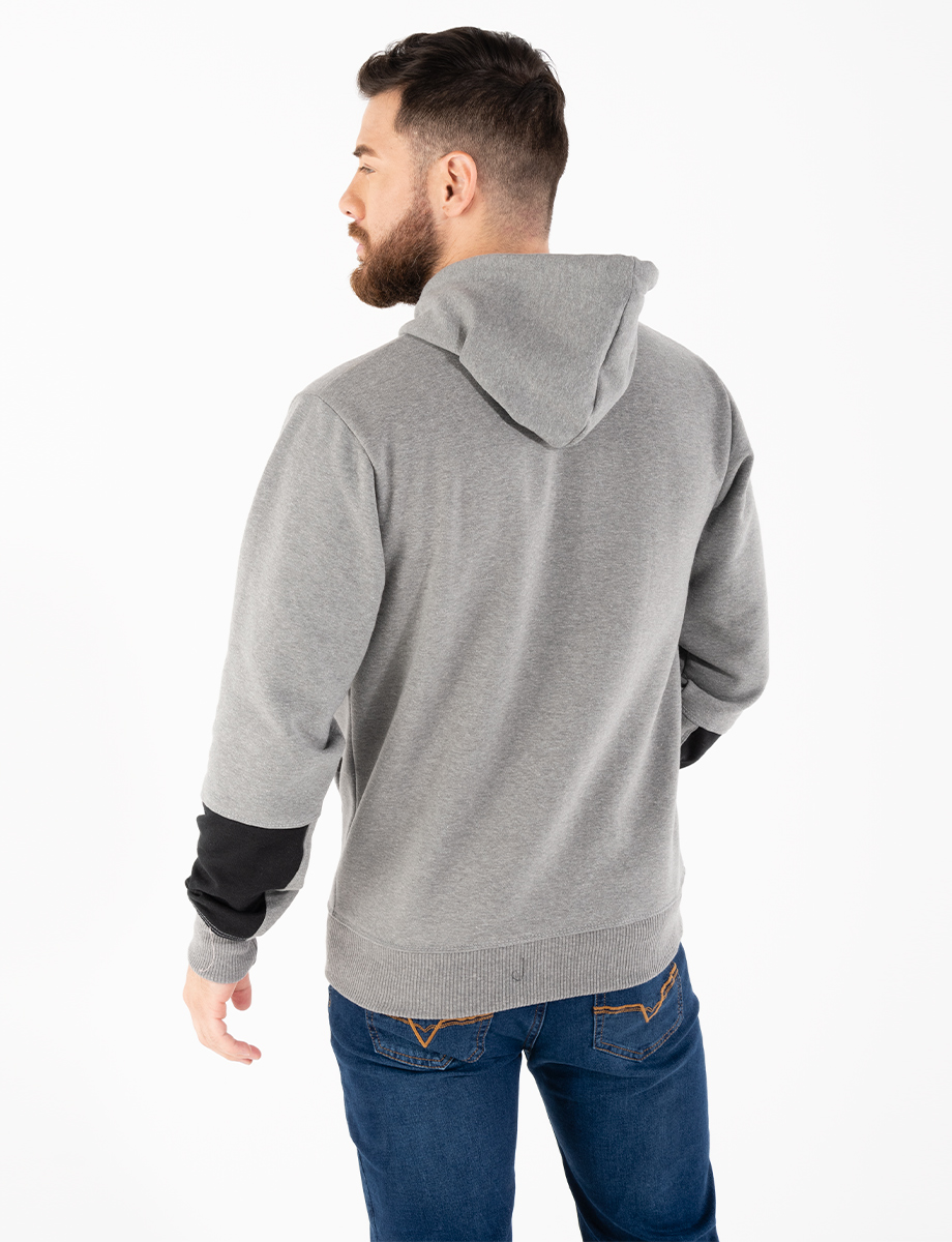 Chompa Emergency gris-negro