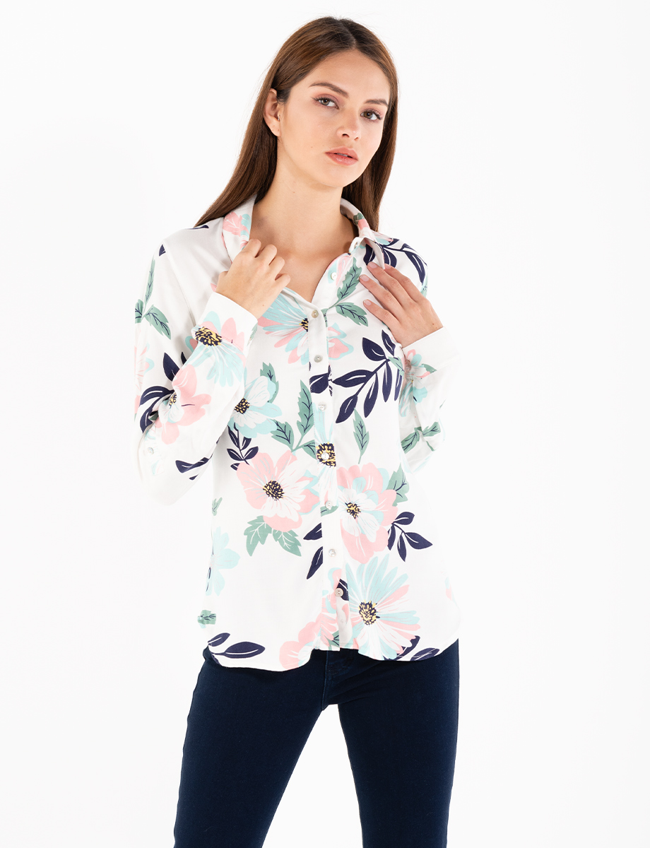 Blusa floreada manga larga | BLUSAS | BLUSAS | MODA MUJER | MUJERES | Moda RM Tienda Online Blusa floreada manga larga | BLUSAS | BLUSAS | MODA MUJER | MUJERES | Moda RM Tienda Online