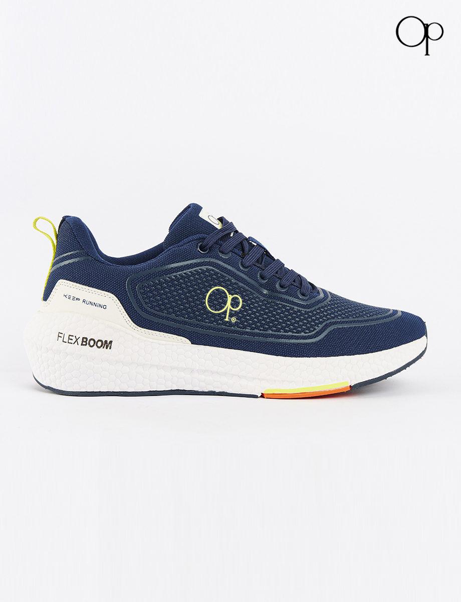 Sneaker con Cordones Azul marino OP