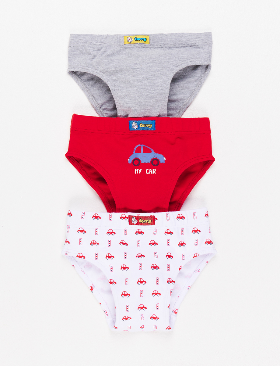 Brief pack x3 varios diseños