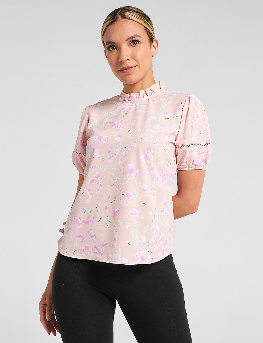 Blusa Floreada manga corta rosada | BLUSAS | BLUSAS | MODA MUJER | MUJERES | Moda RM Tienda Online Blusa Floreada manga corta rosada | BLUSAS | BLUSAS | MODA MUJER | MUJERES | Moda RM Tienda Online