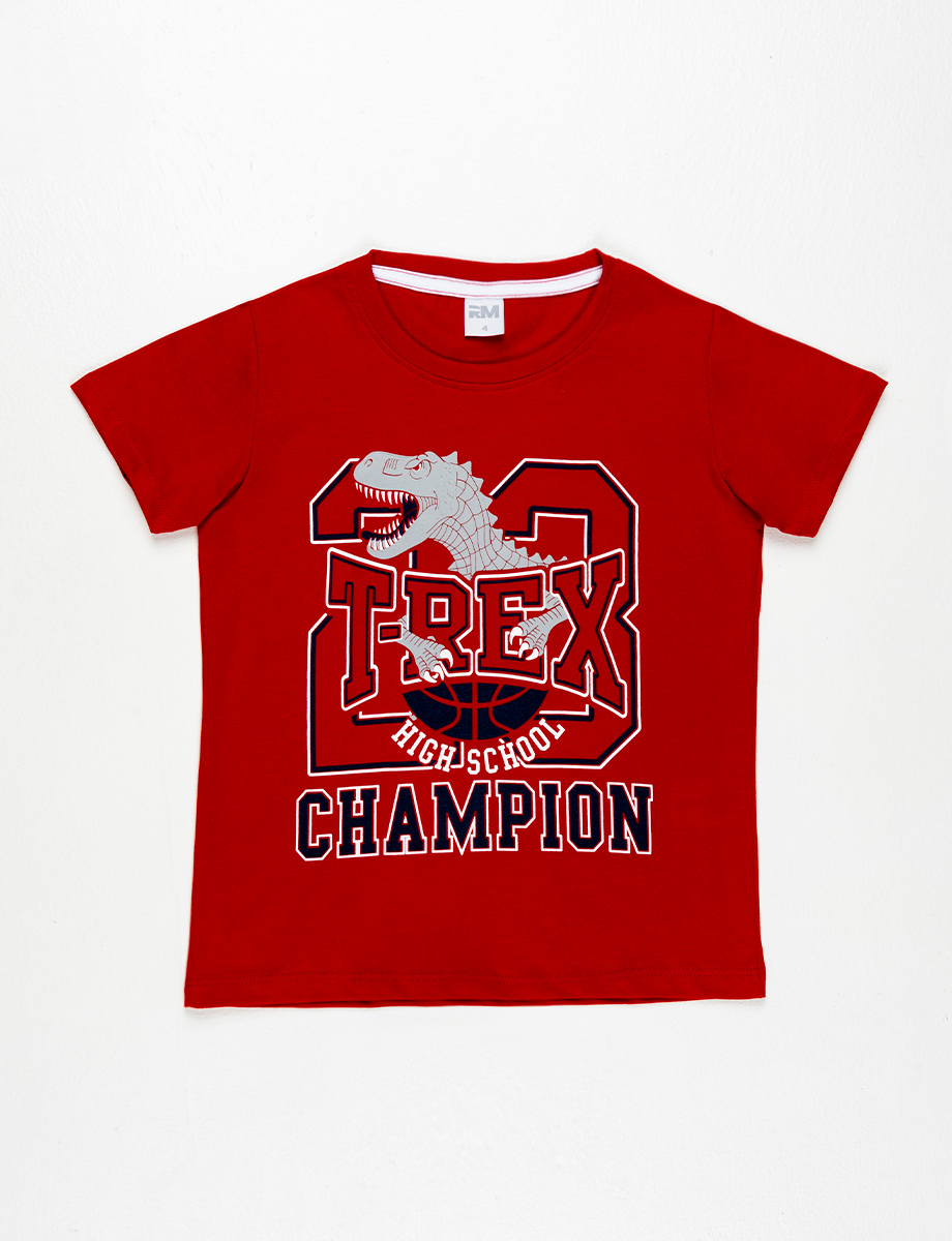 Camiseta Champion roja