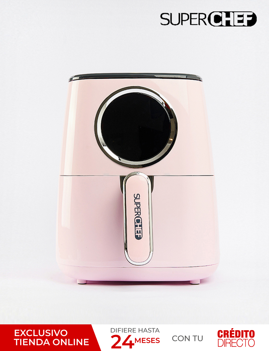 Freidora De Aire SuperChef 4.5 Litros Rosado