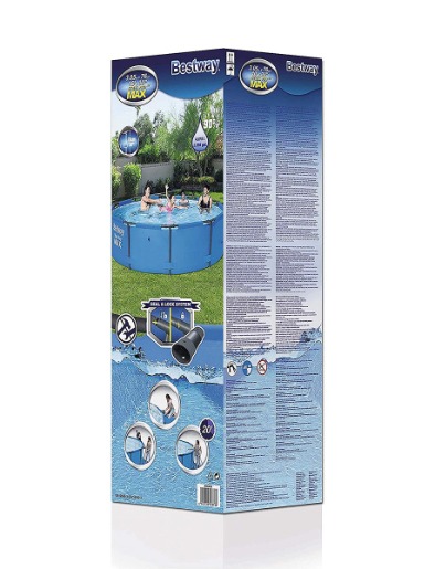 <em class="search-results-highlight">Piscina</em> redonda armable 56406 Bestway azul