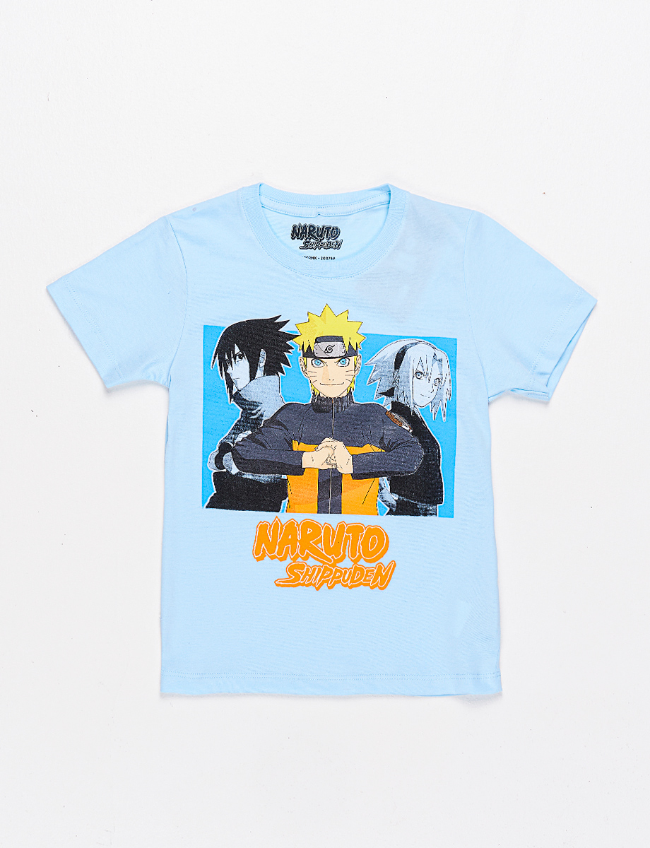 Camiseta pre Naruto celeste