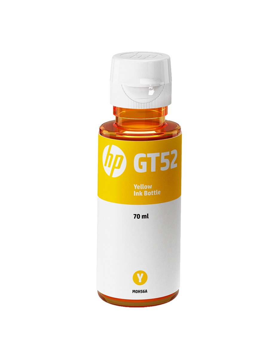 Botella de Tinta HP GT52 Amarilla Original