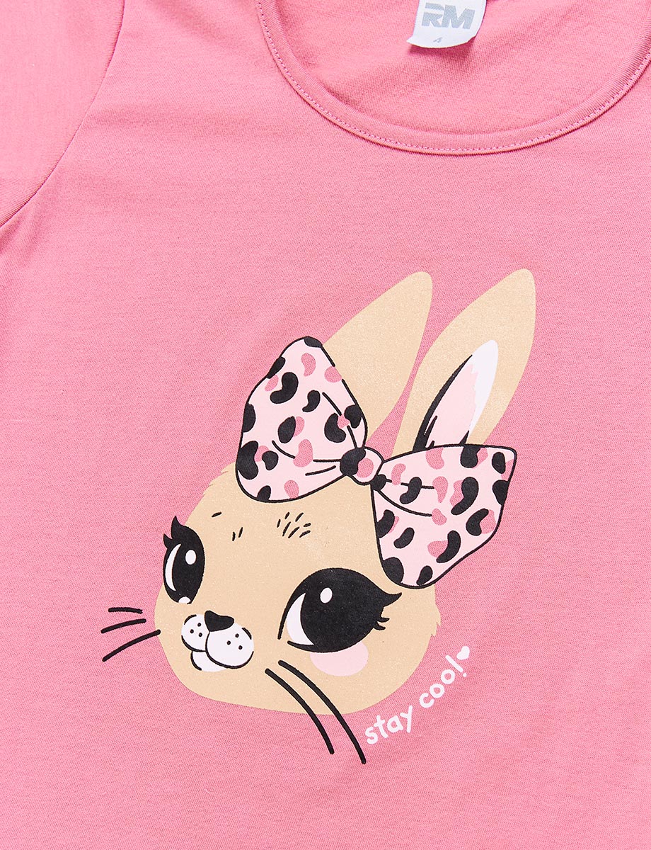Camiseta Conejo Rosada