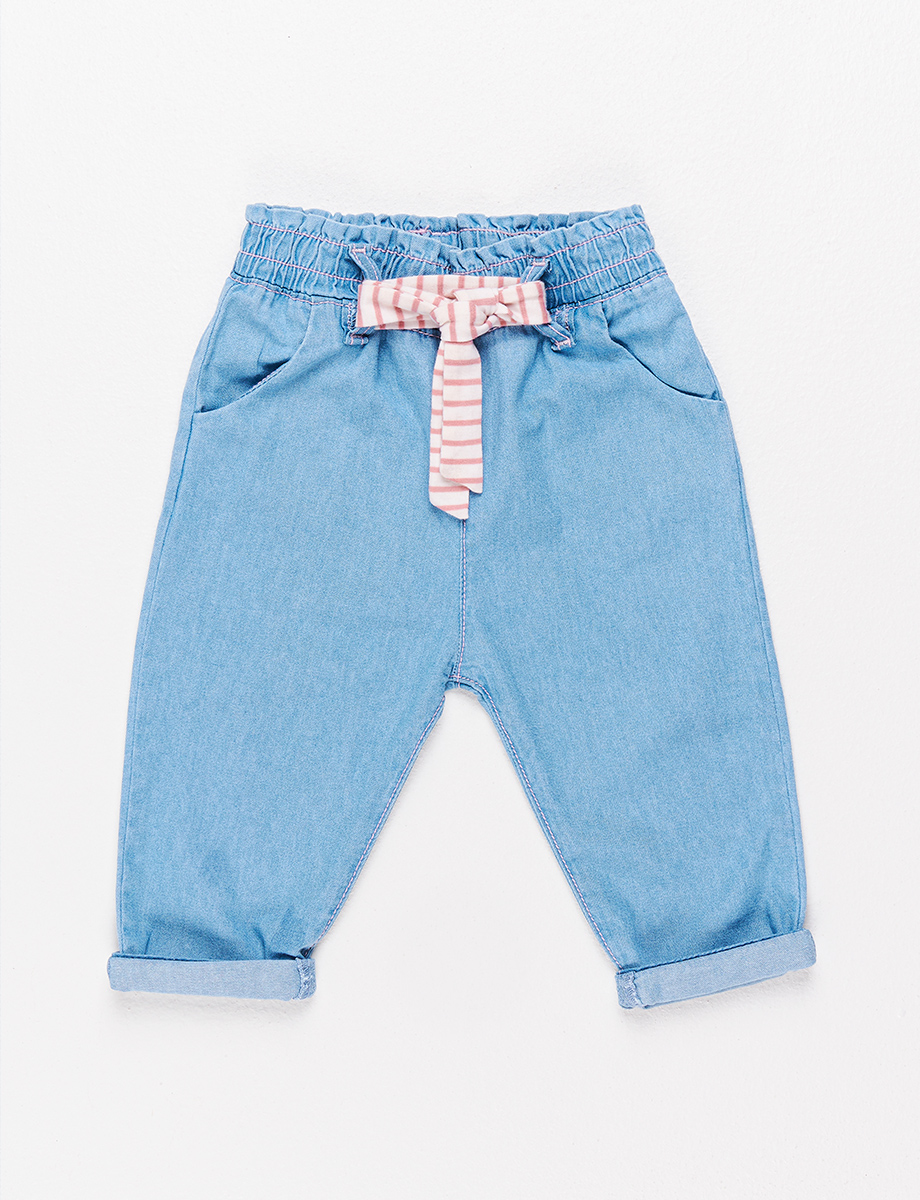 Jean Jogger con Lazo celeste