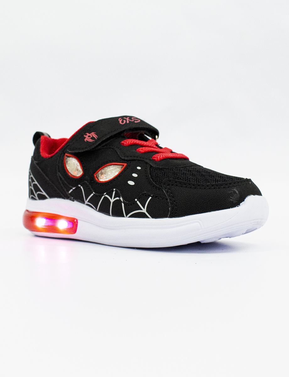 Zapato Deportivo Spider-Man Negro Exces