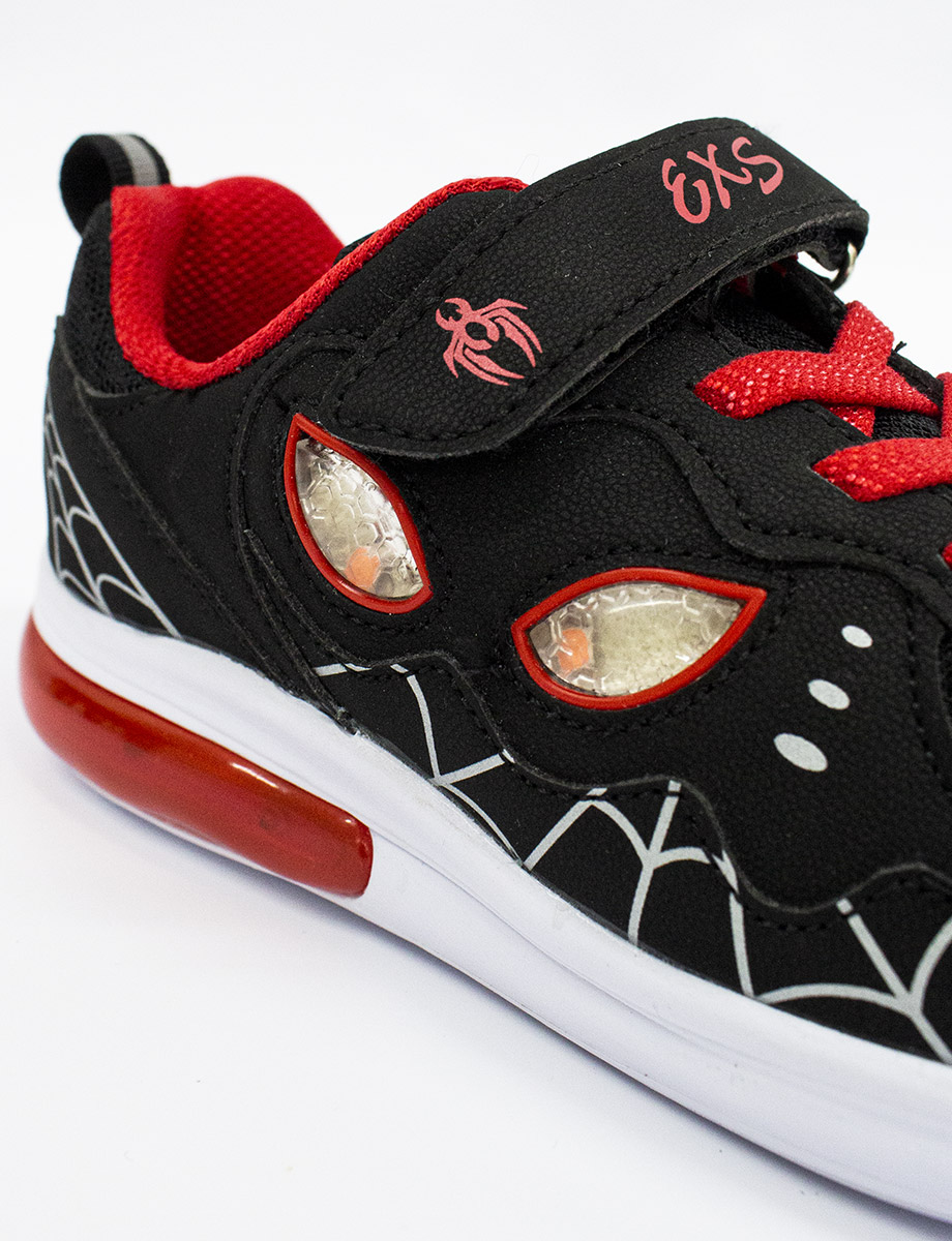Zapato Deportivo Spider-Man Negro Exces