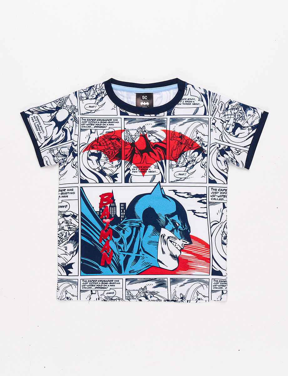 Camiseta Pre Batman Manga Corta | CAMISETAS Y POLOS | CAMISETAS Y POLOS |  PREESCOLAR NIÑOS | INFANTIL | Moda RM Tienda Online