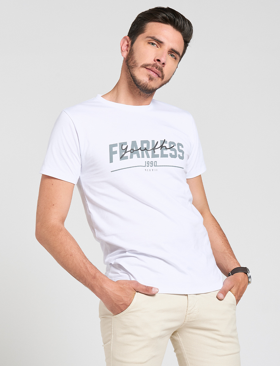 Camiseta Fearless Unicolor