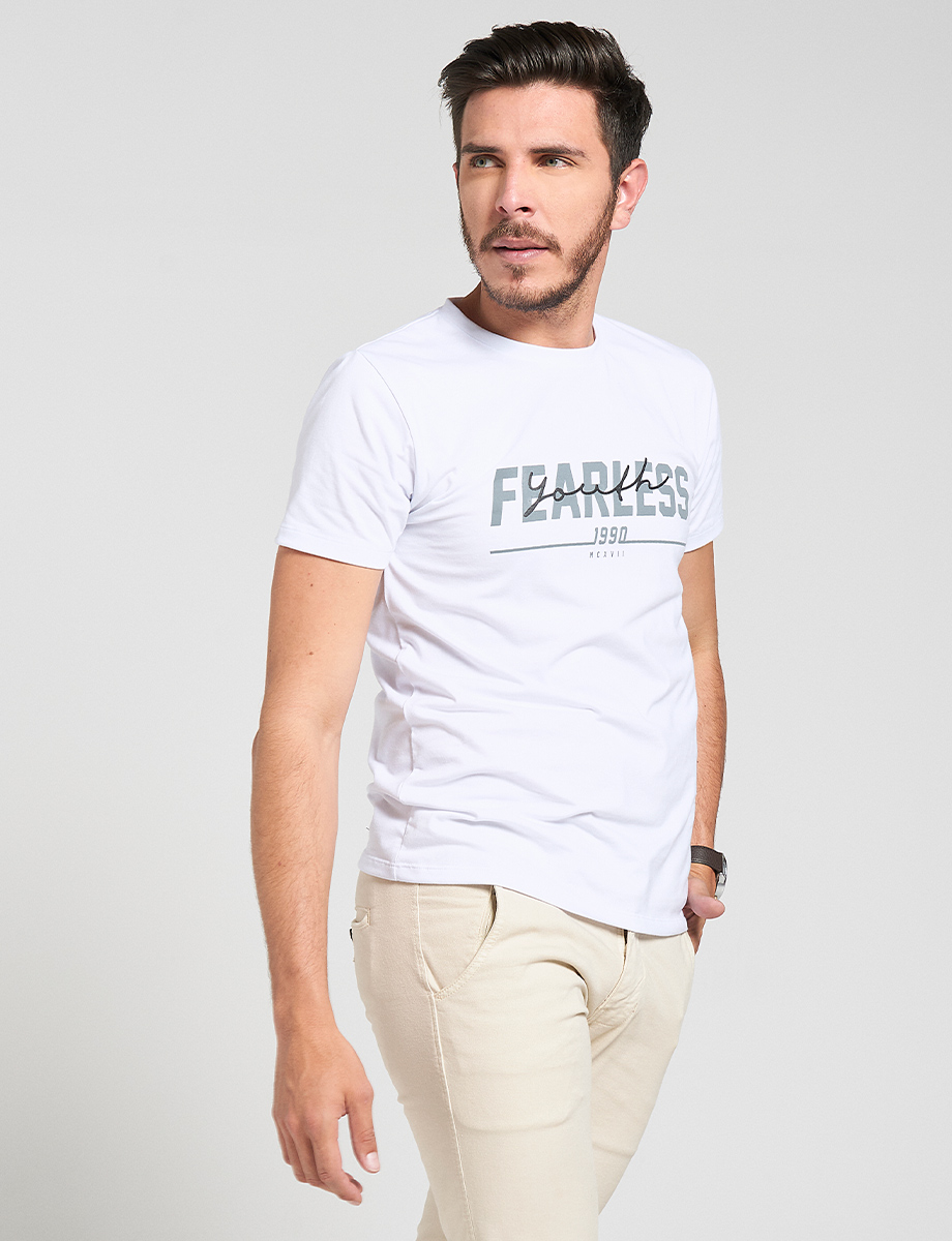 Camiseta Fearless Unicolor