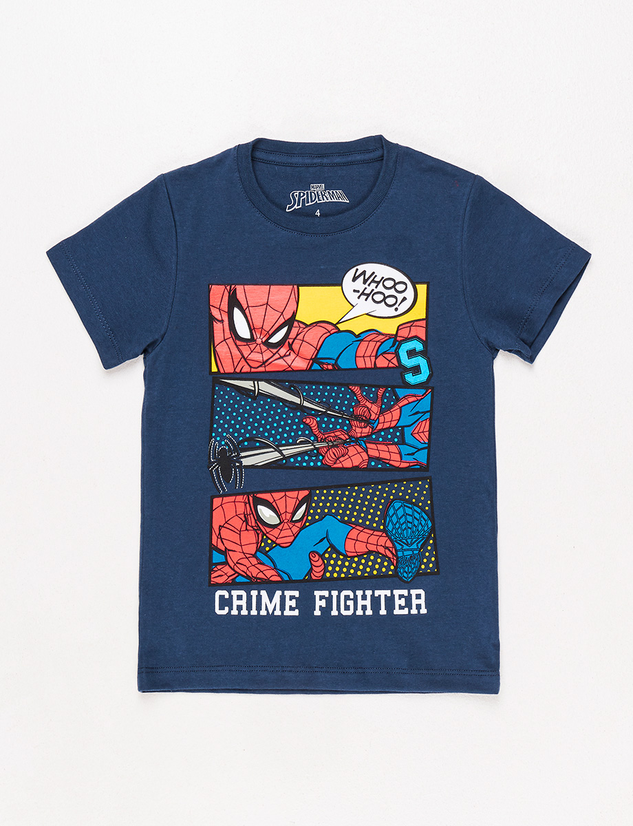 Camiseta Es Azul Spiderman | NIÑOS | NIÑOS | ESCOLAR NIÑOS | INFANTIL |  Moda RM Tienda Online