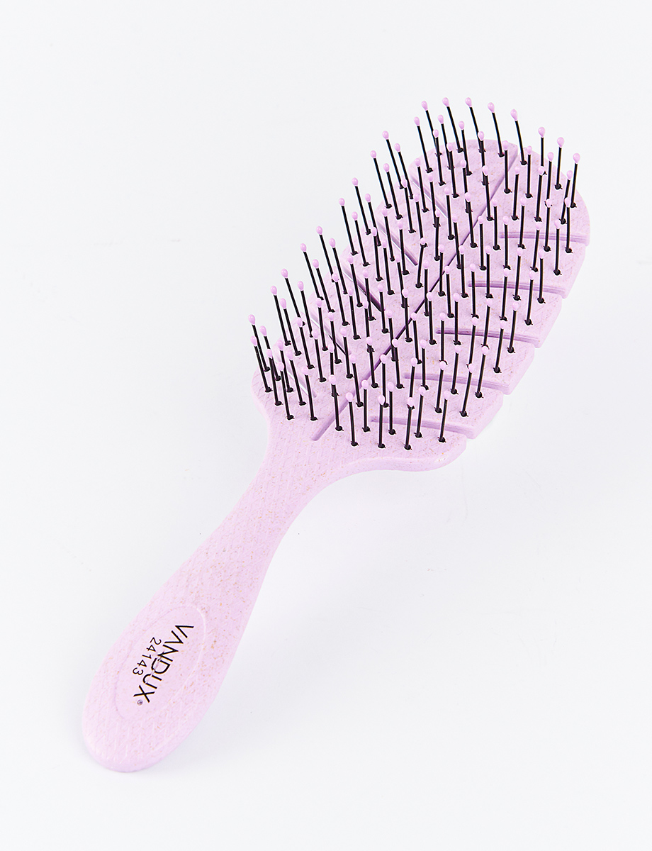 Cepillo de cabello de trigo lila