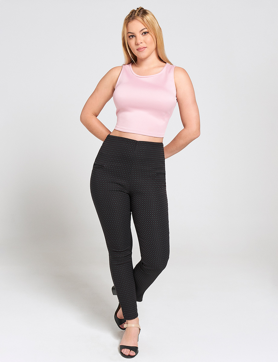 Pantalón Mini prints Cintura alta