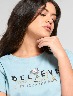 Camiseta Believe Celeste