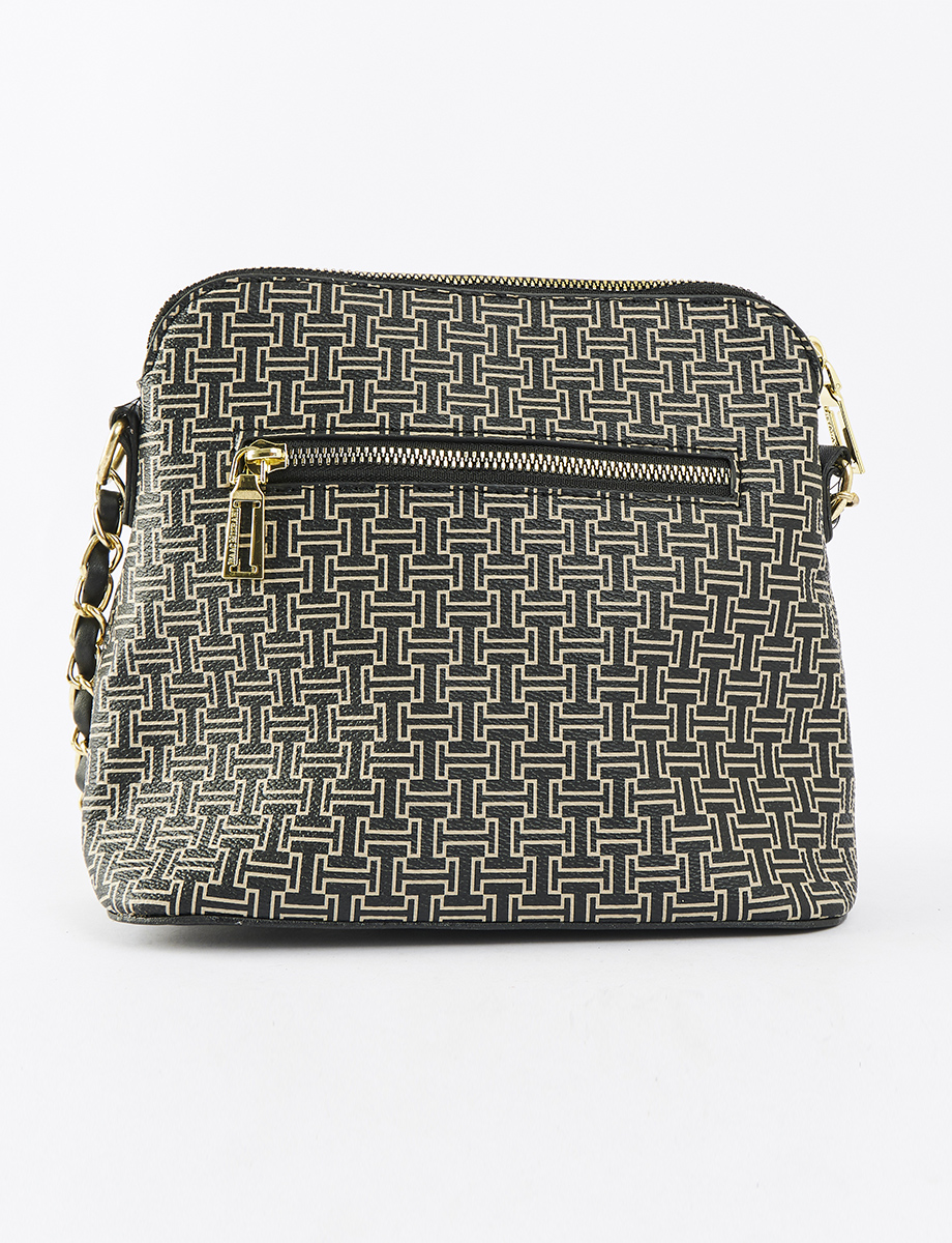 Cartera Negra con Cadena