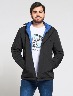 Chaqueta reversible negro/azul