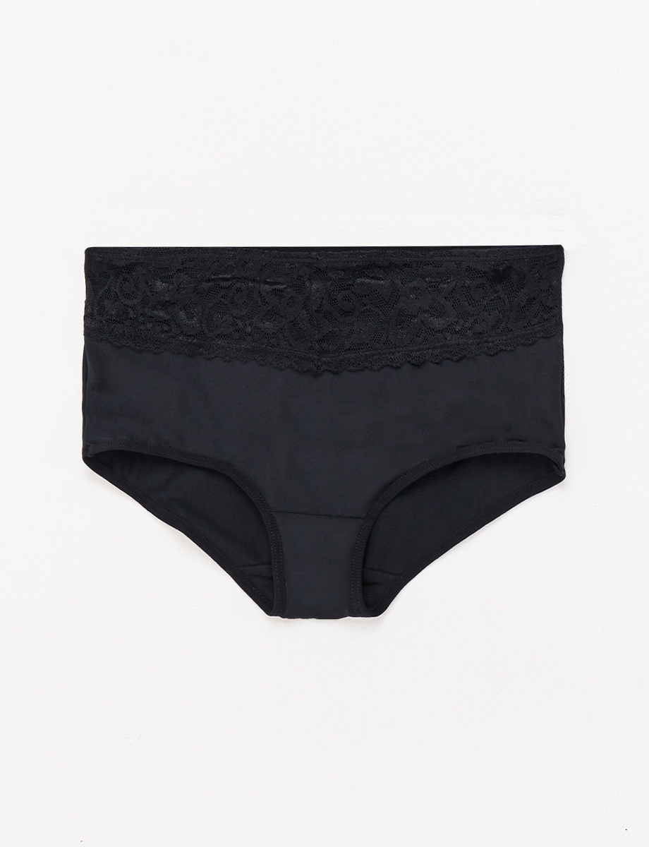 Panty Tiro Alto con Encaje