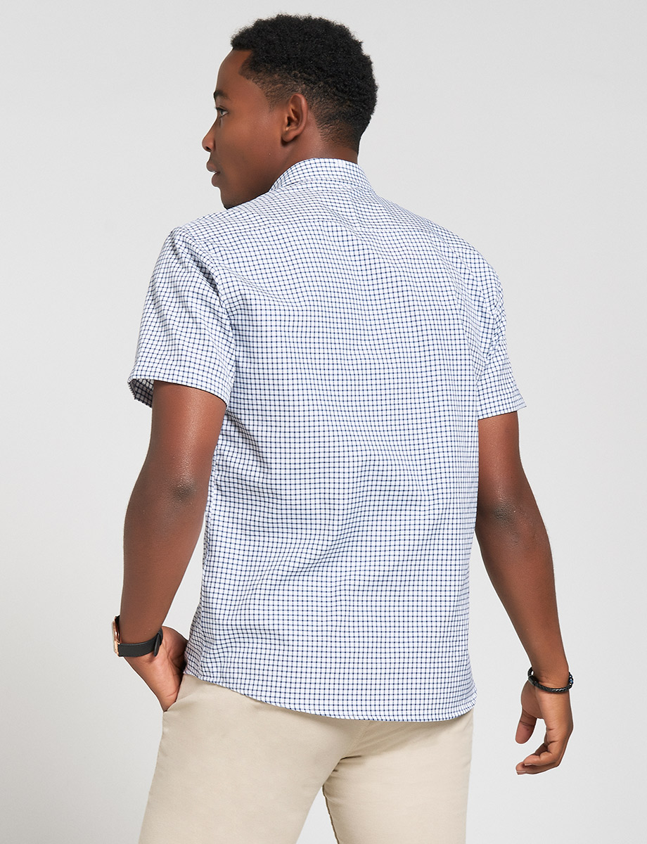 Camisa a Cuadros blanca