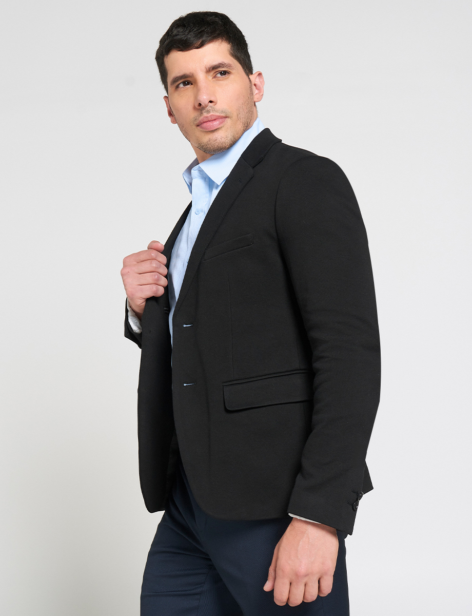 Blazer Regular Negro