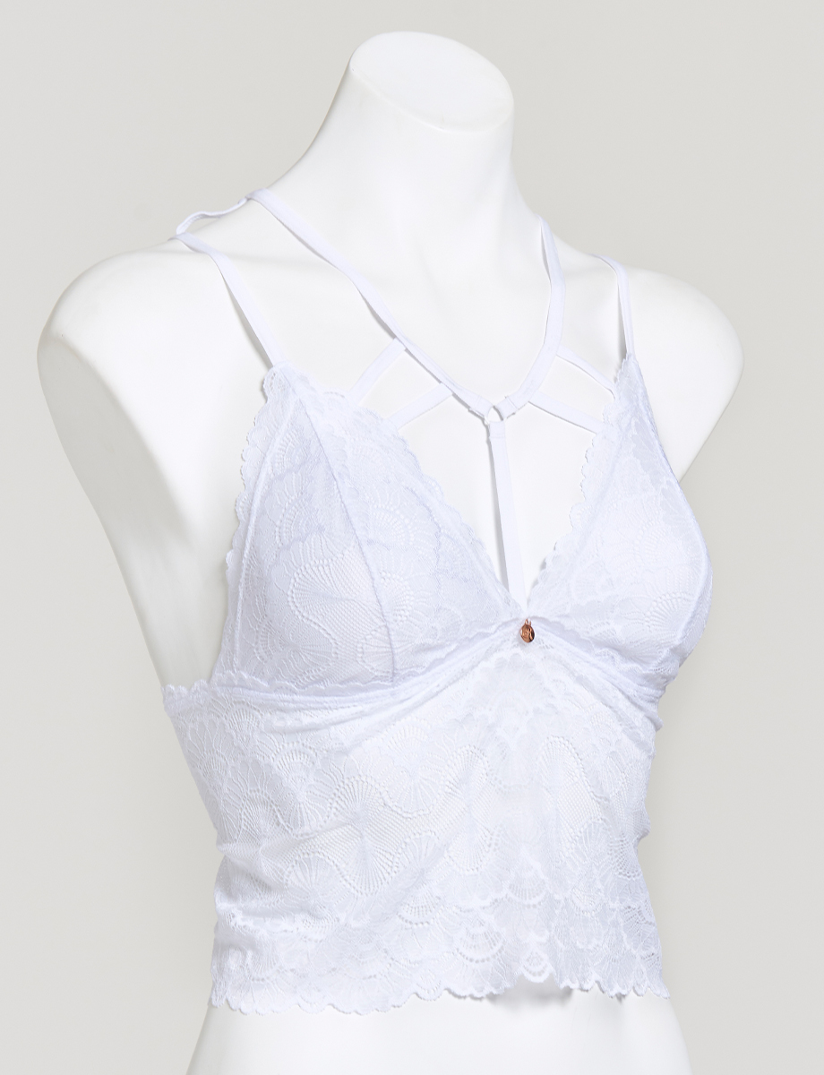 Bralette Encaje Blanco
