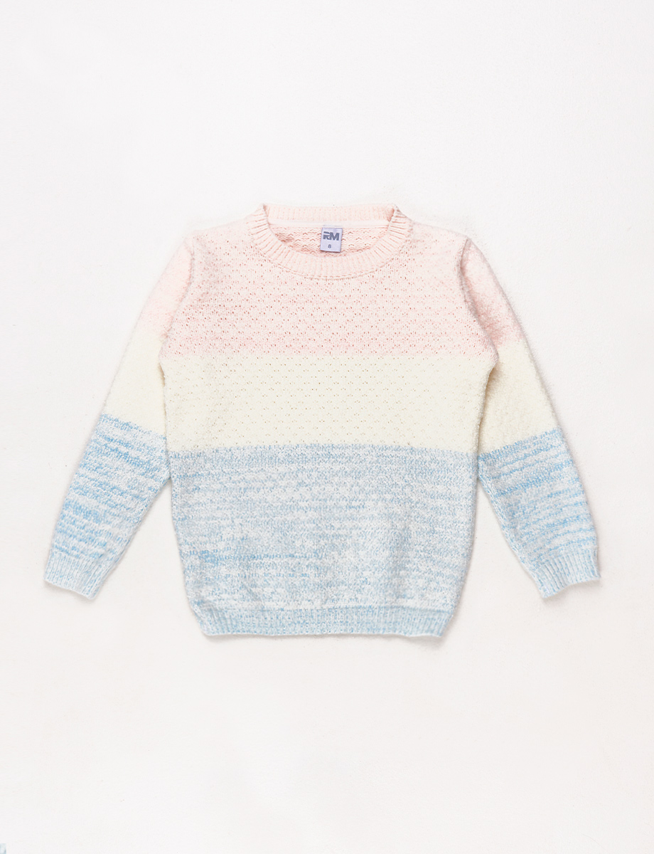 Sweater Cerrado Bloques de color