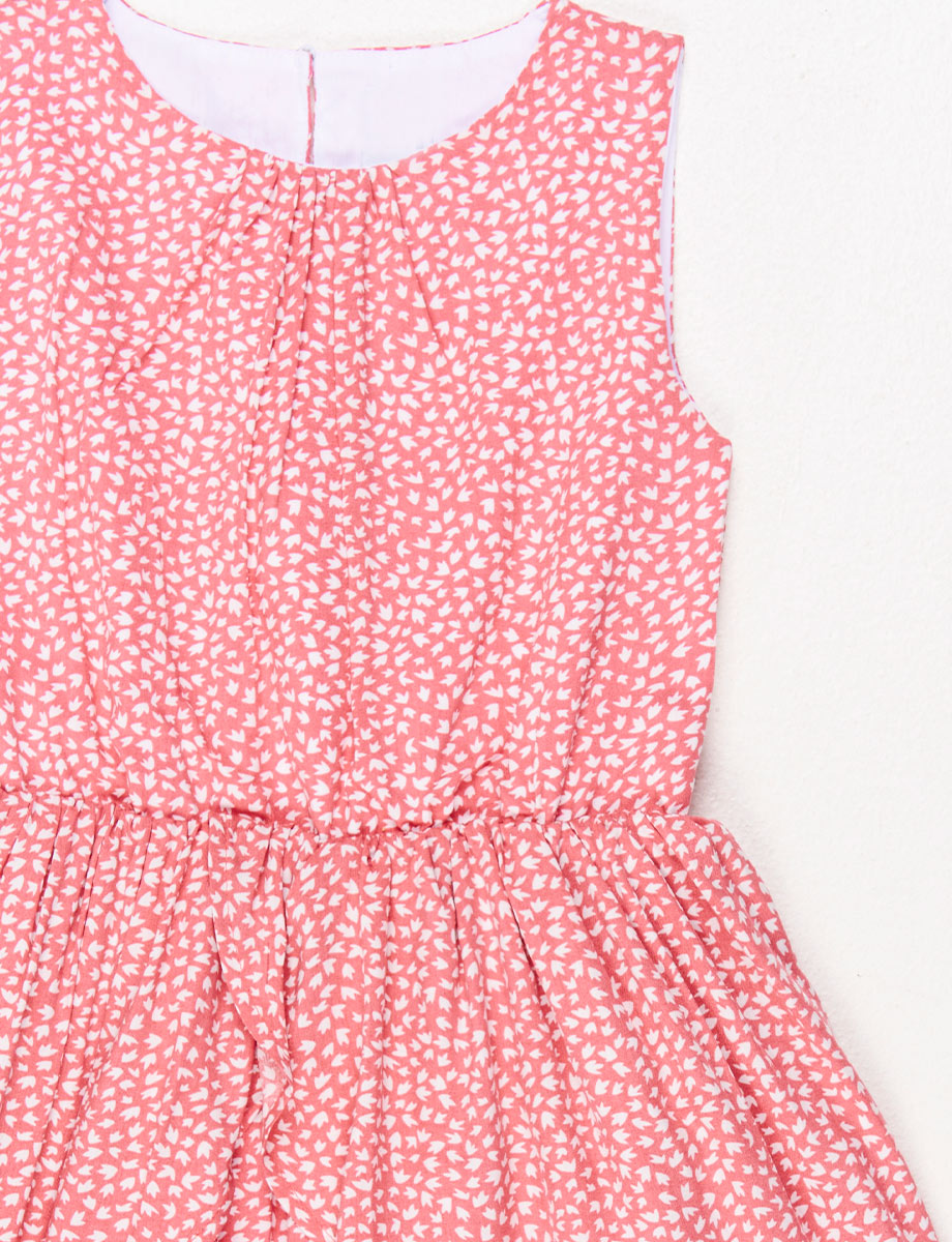 Vestido cola de pato Unicolor