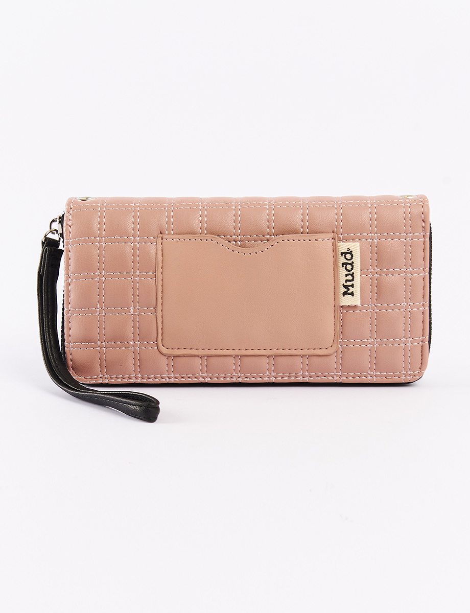 Cartera Crossbody Mudd Costura de Cuadros