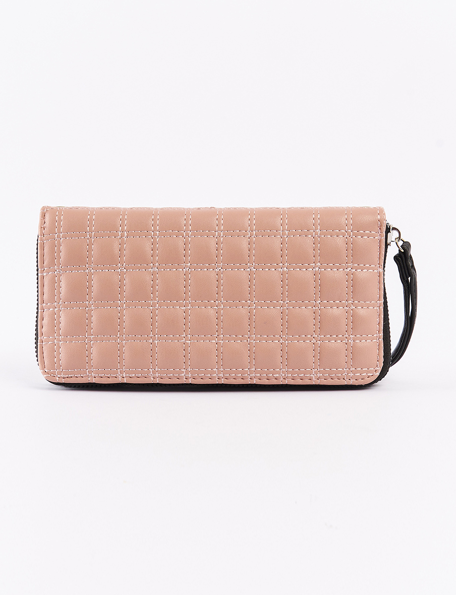 Cartera Crossbody Mudd Costura de Cuadros