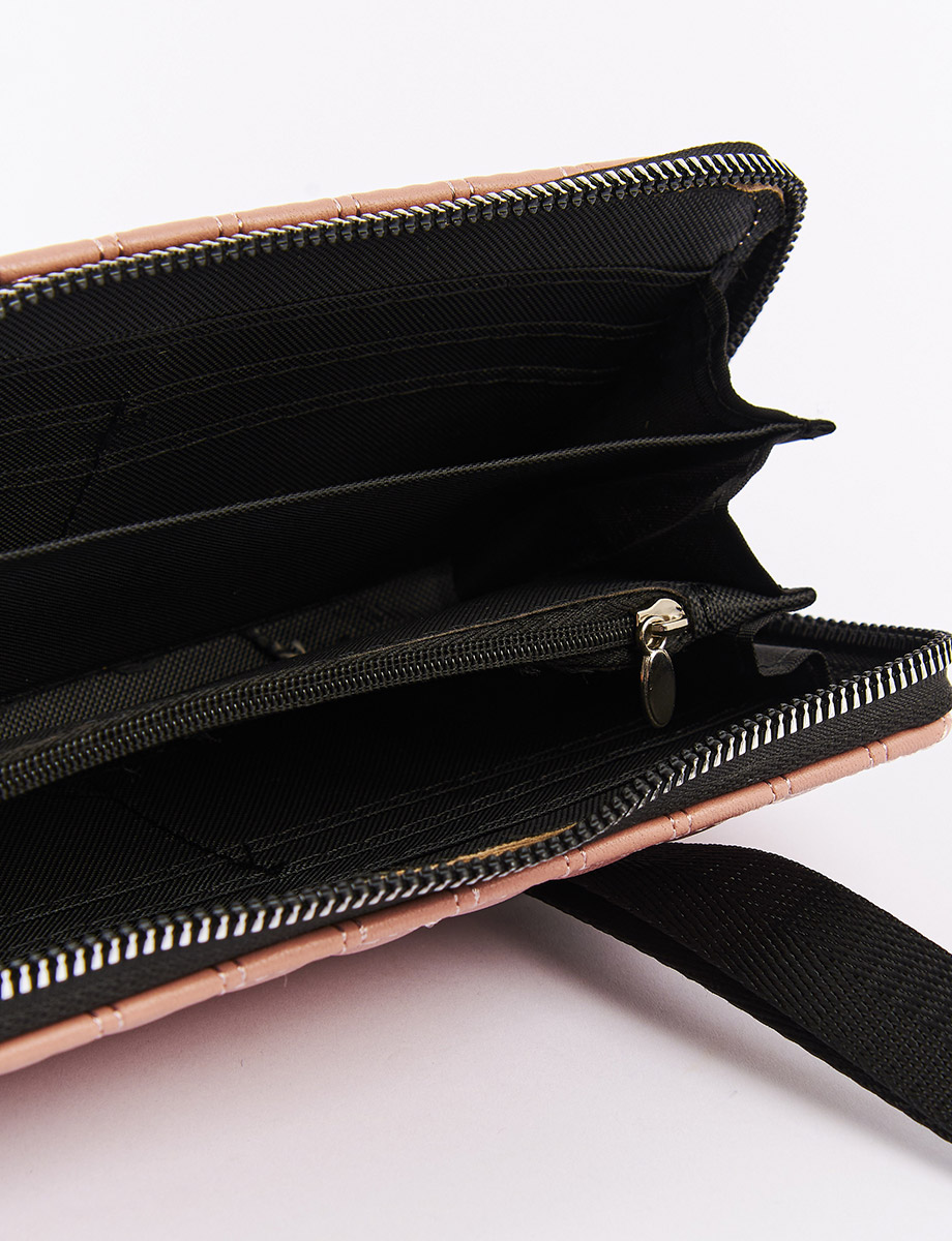 Cartera Crossbody Mudd Costura de Cuadros