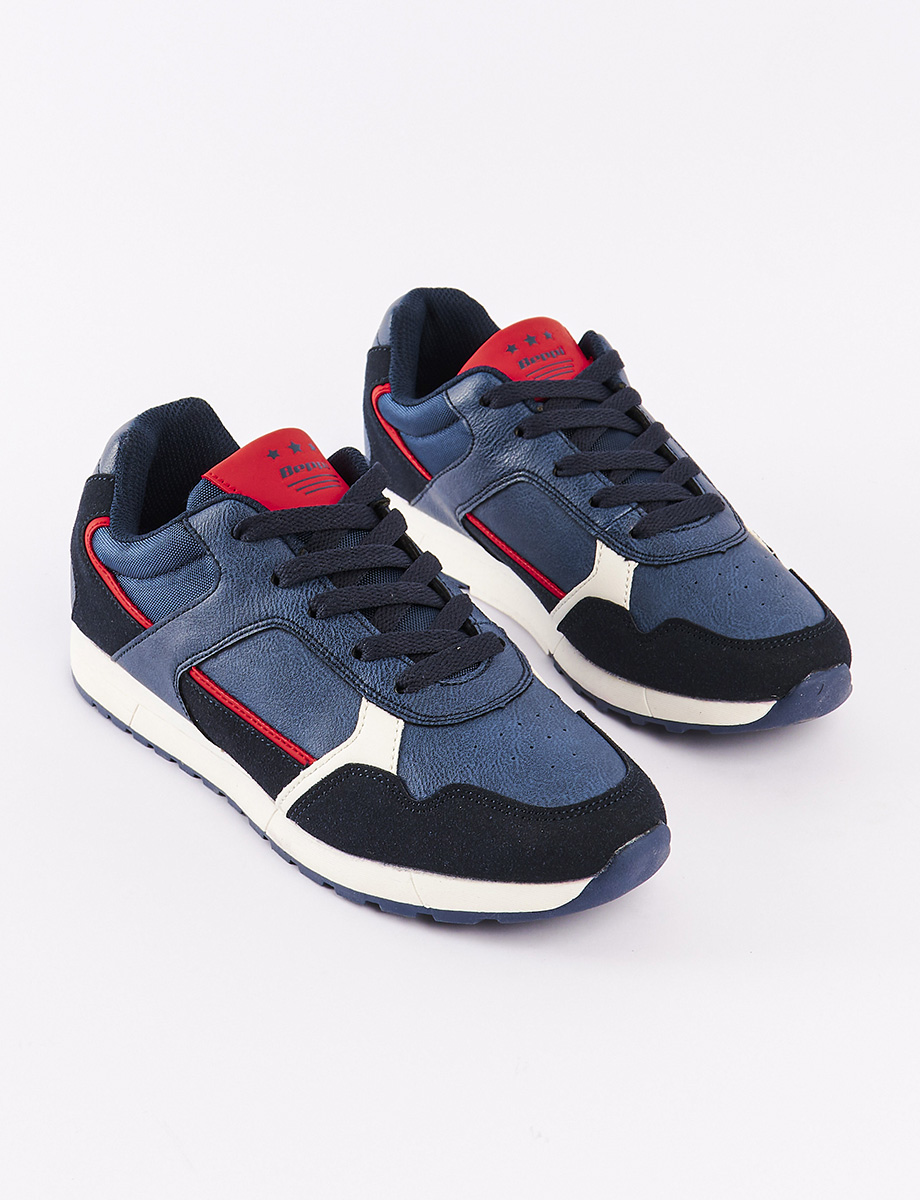Zapato Combinado con Cordones | Beppi