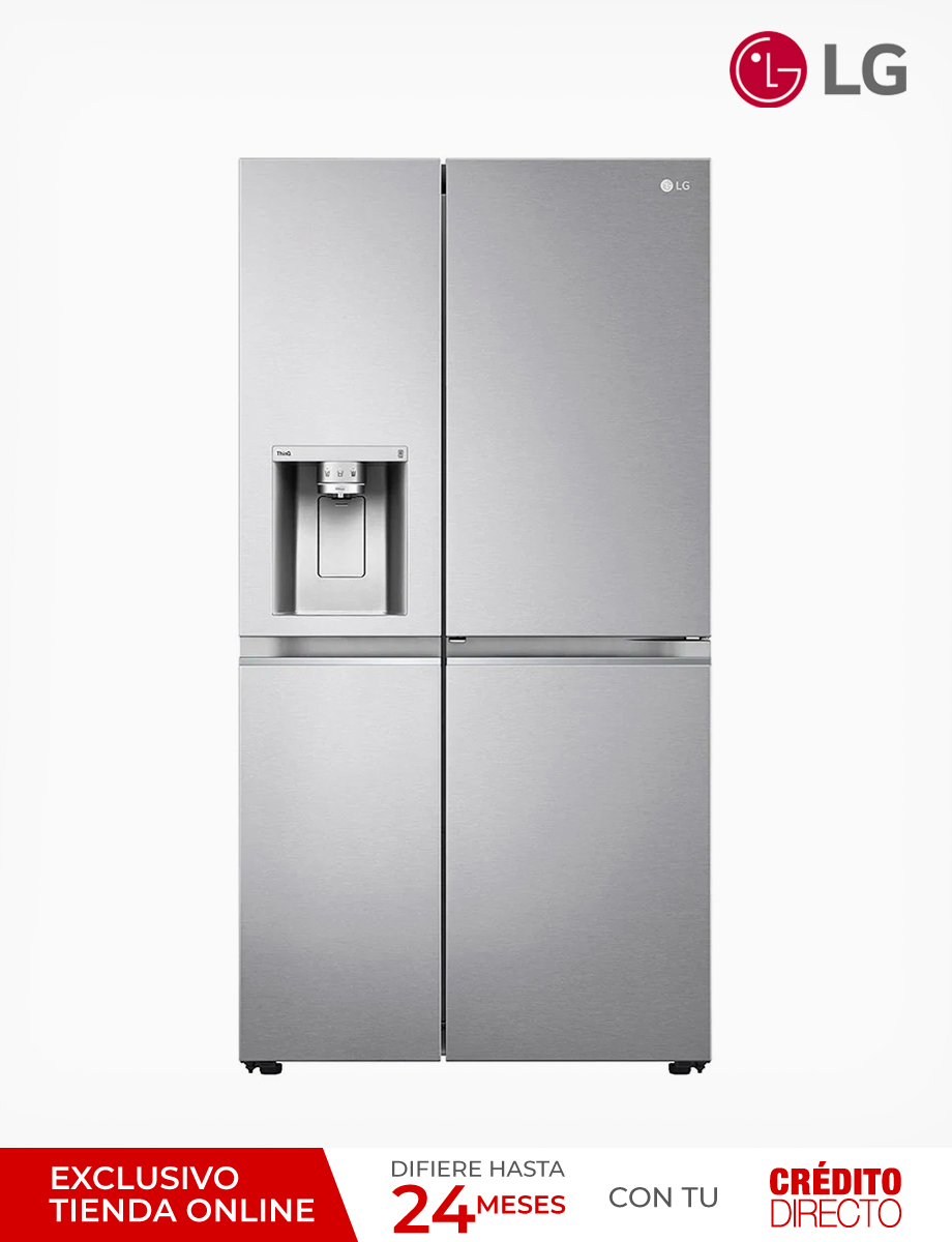 Refrigeradora LG 674 Litros Silver