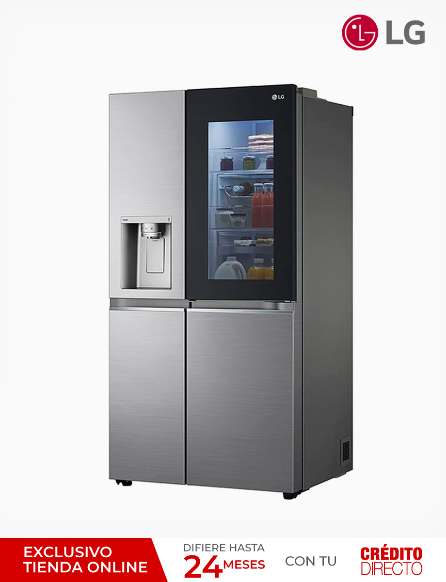 Refrigeradora LG 612 Litros Acero Pulido