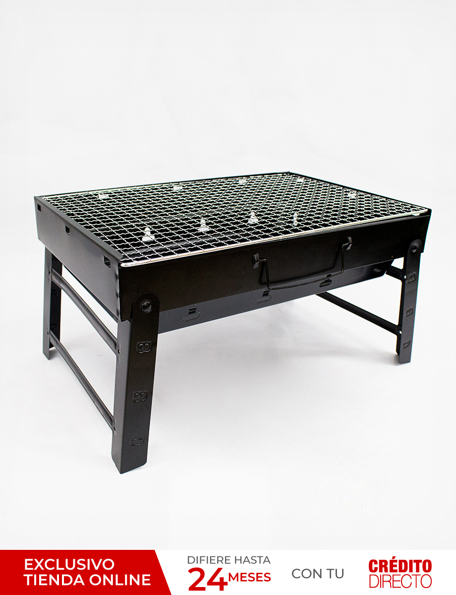 Parrilla Portátil Plegable Rectangular de Acero