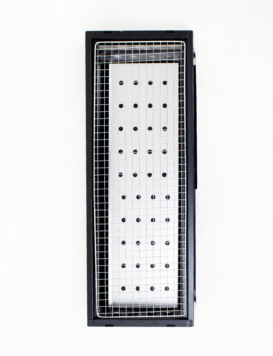 Parrilla Portátil Plegable Rectangular de Acero
