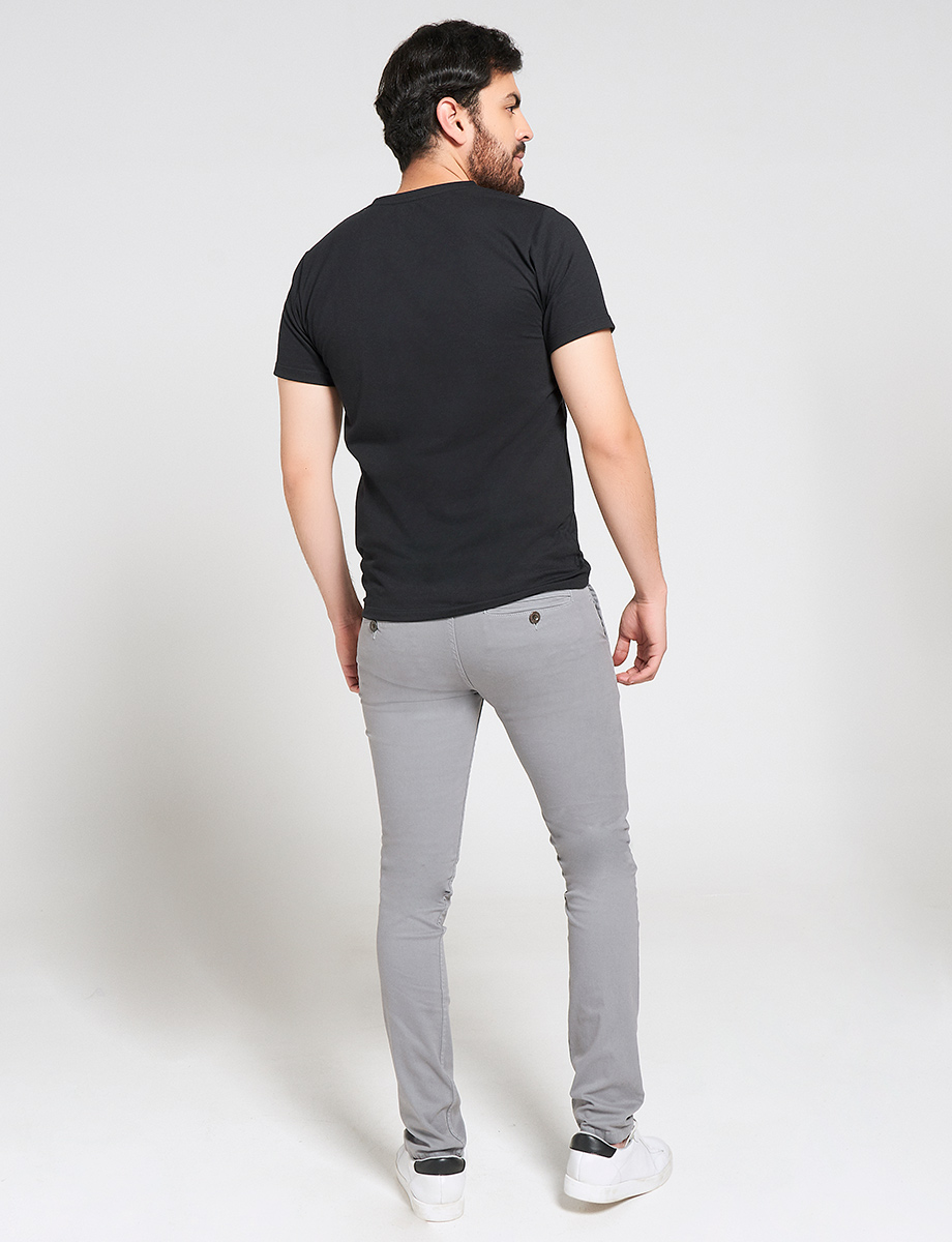 Pantalón Gabardina Gris