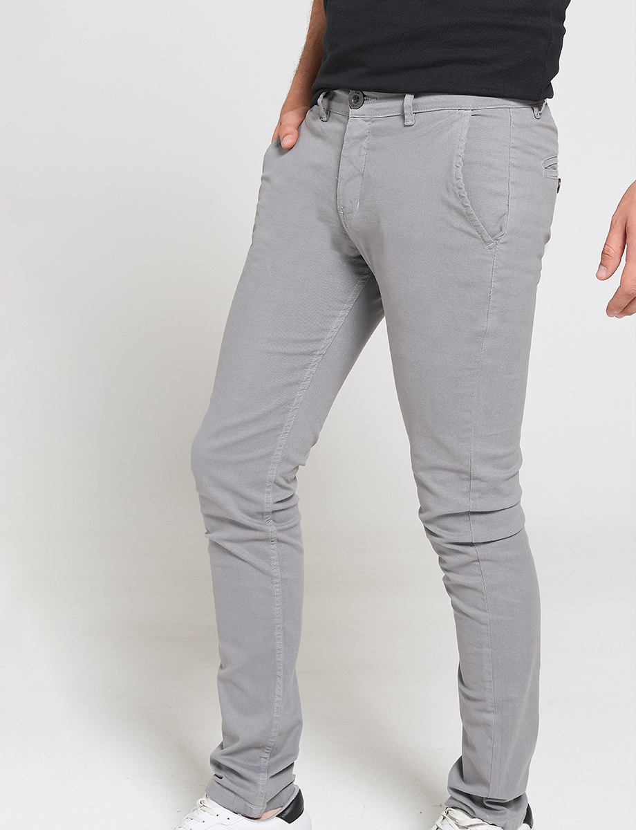 Pantalón Gabardina Gris