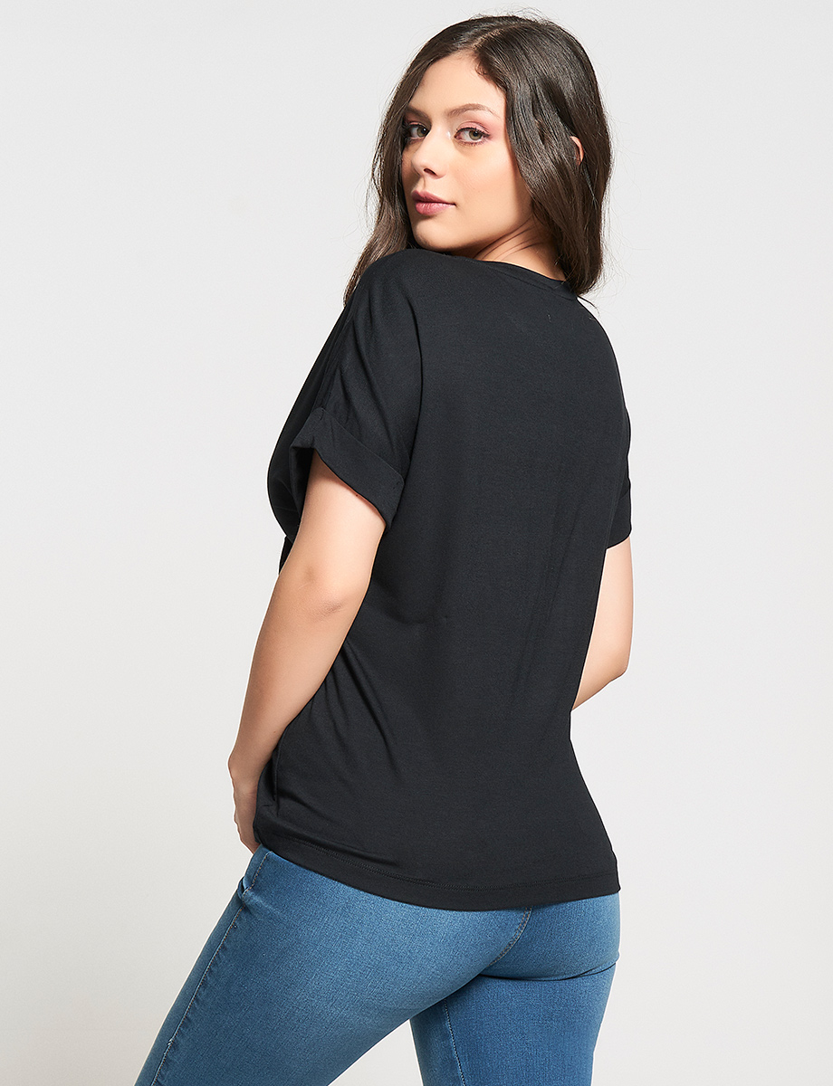 Camiseta Smile Negra