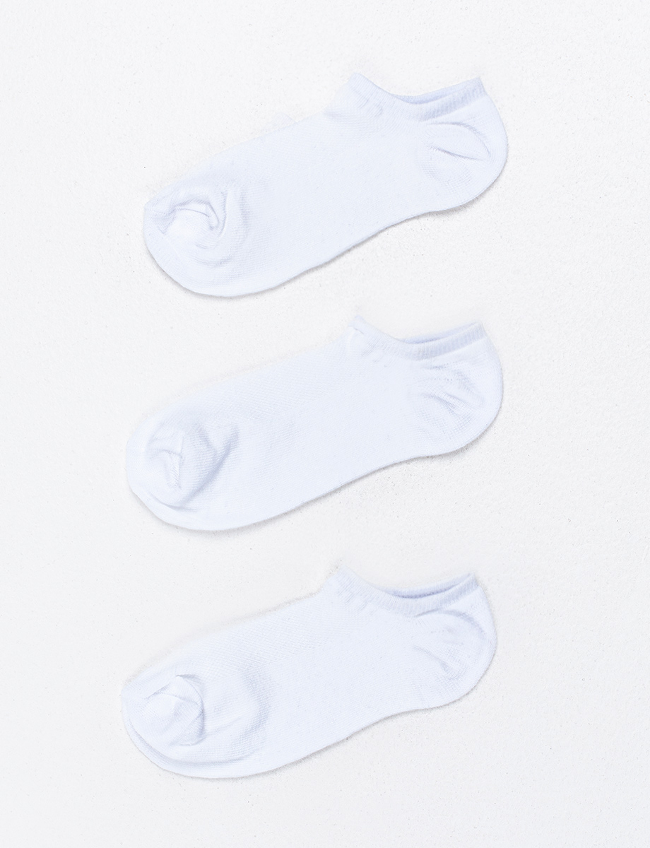 Medias Sport Blancas Pack x3