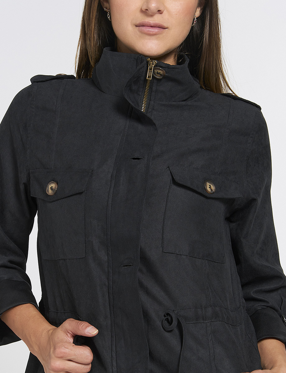 Chaqueta 3/4 con Bolsillos