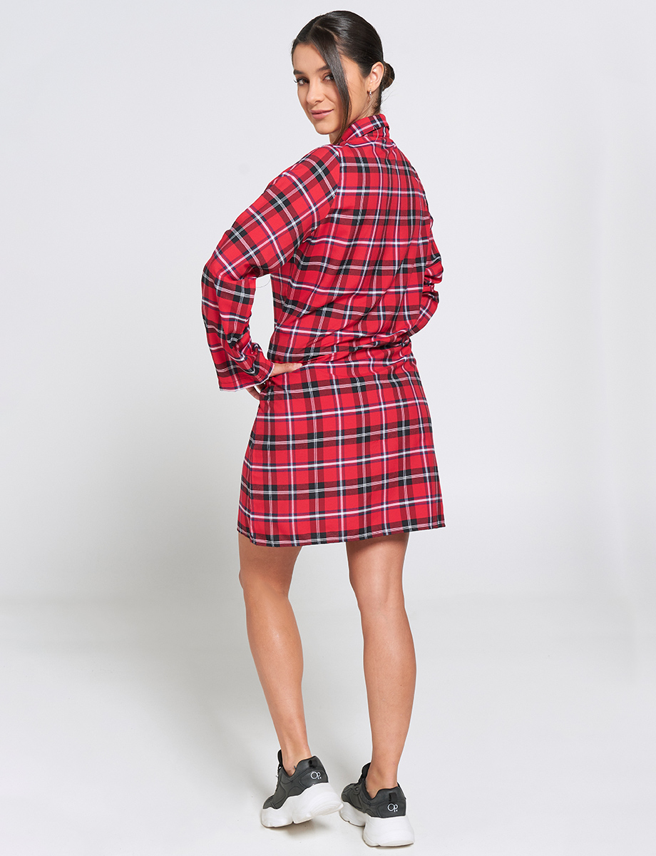Vestido Camisero a Cuadros