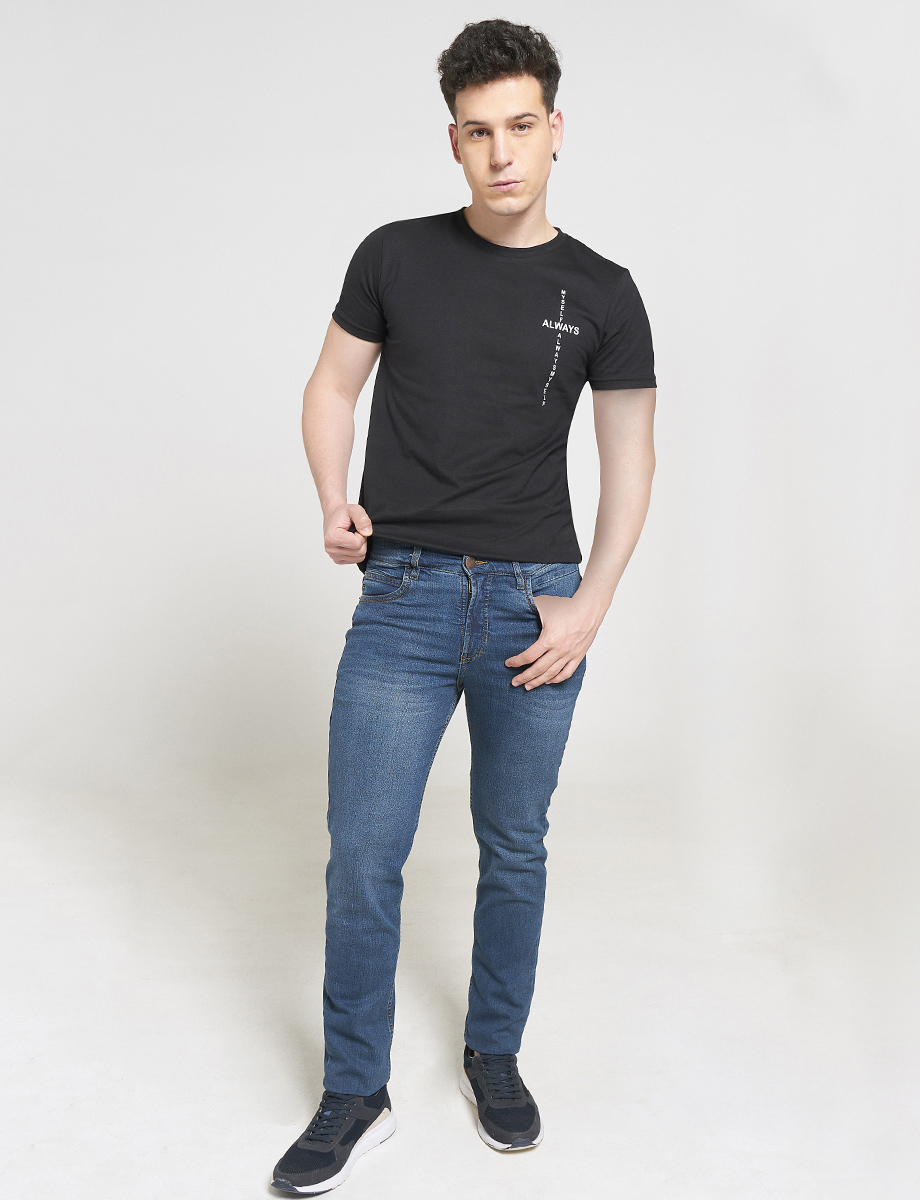Jean Denim Regular Azul medio