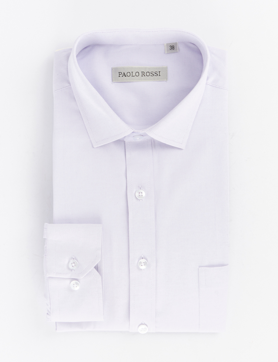 Camisa Lila con Bolsillo Paolo Rossi