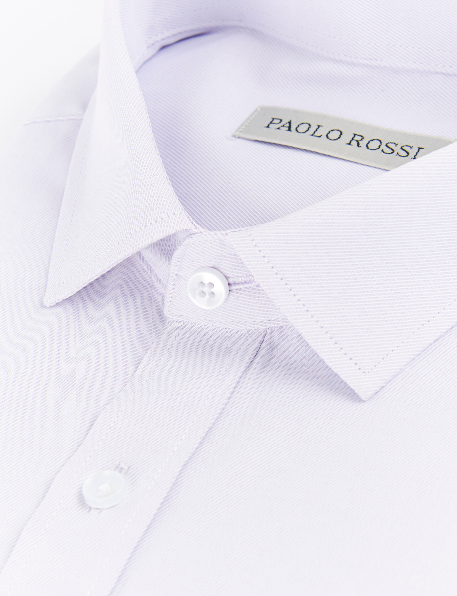 Camisa Lila con Bolsillo Paolo Rossi