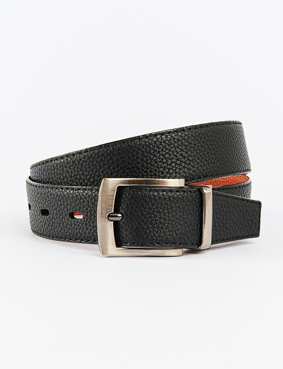 Correa Reversible Negro/Miel